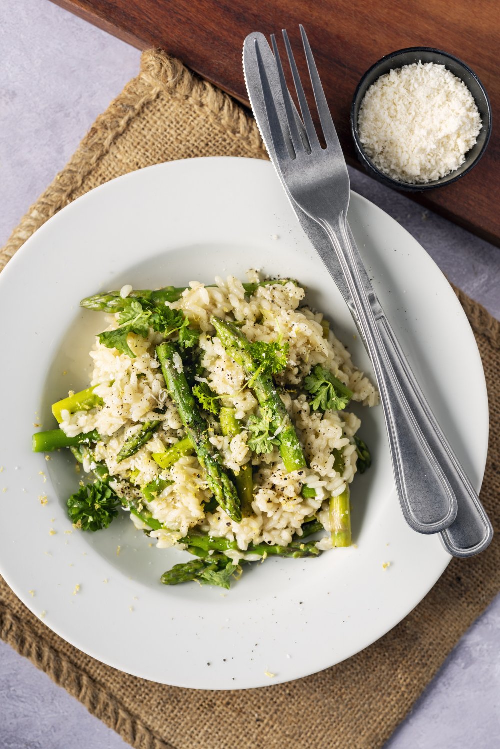 Risotto crémeux aux asperges